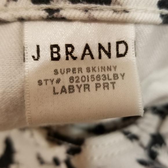 J Brand Labyr Prt super skinny sz 28 - Picture 3 of 4